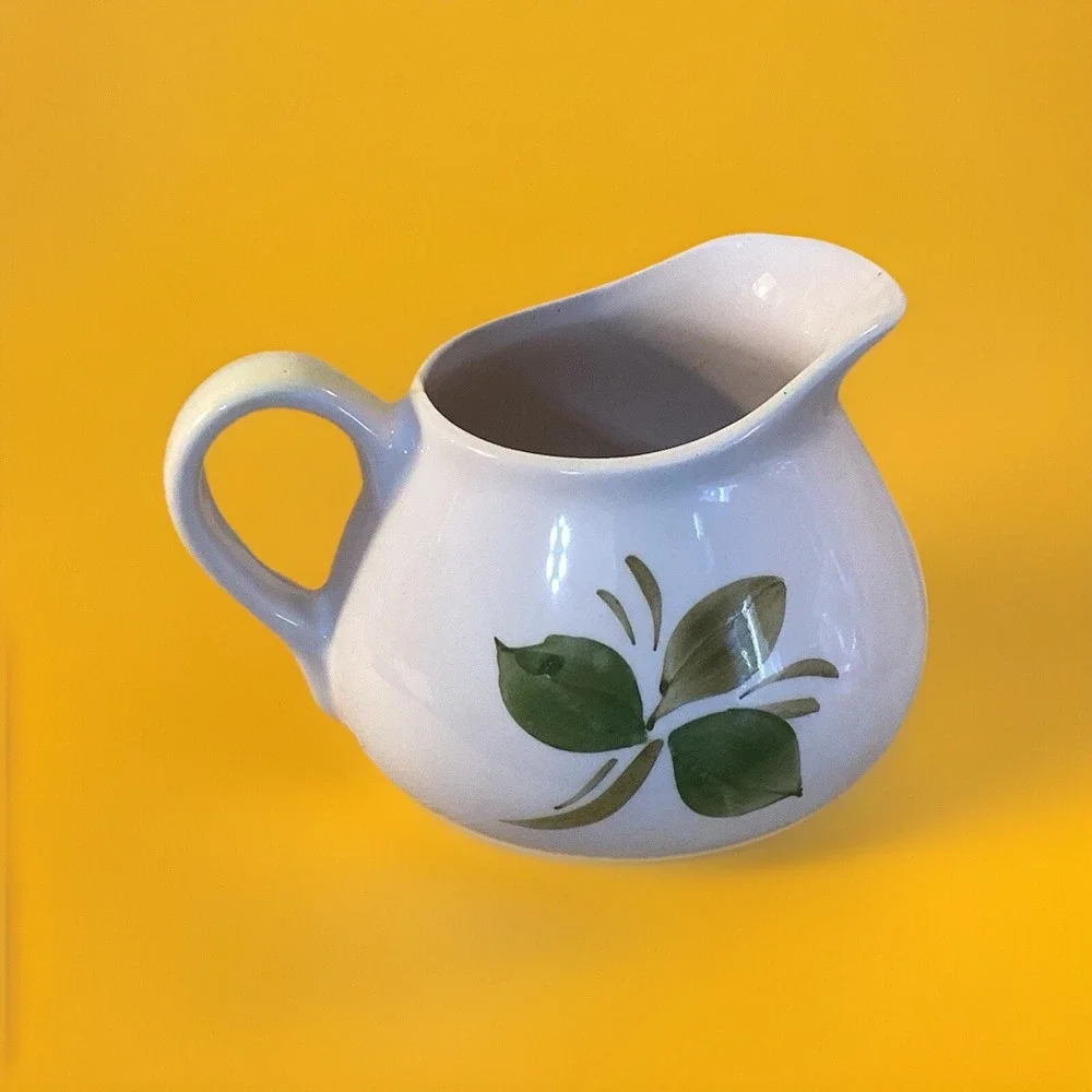 Vintage Hand Painted Water Gravy Pitcher Portugal‎ Decorative Collectible
